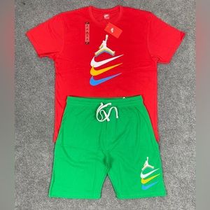 Nike short short set